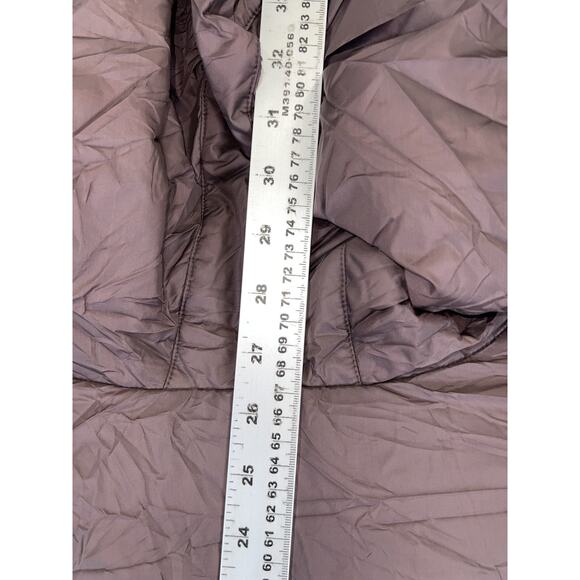 Reebok Jacket Mens XL Brown Ivory Hooded Puffer Sherpa Lined Winter Coat Warm - Picture 7 of 7